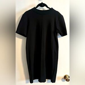 Zara Classic Black Mini Sweater Dress